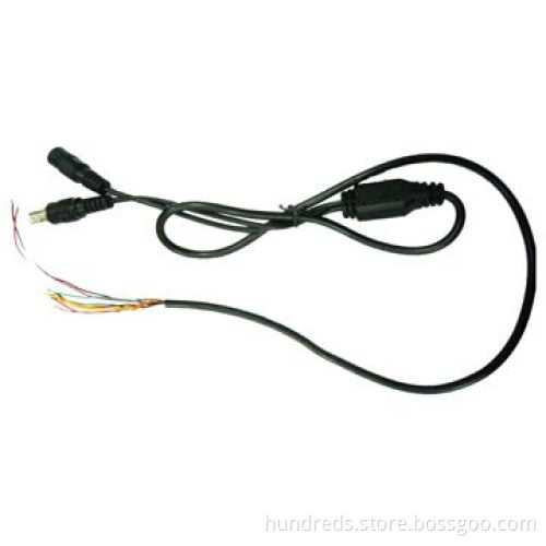 CCTV Camera Switch Cable with 1m Length, DC/BNC Female and PVC Molding Material